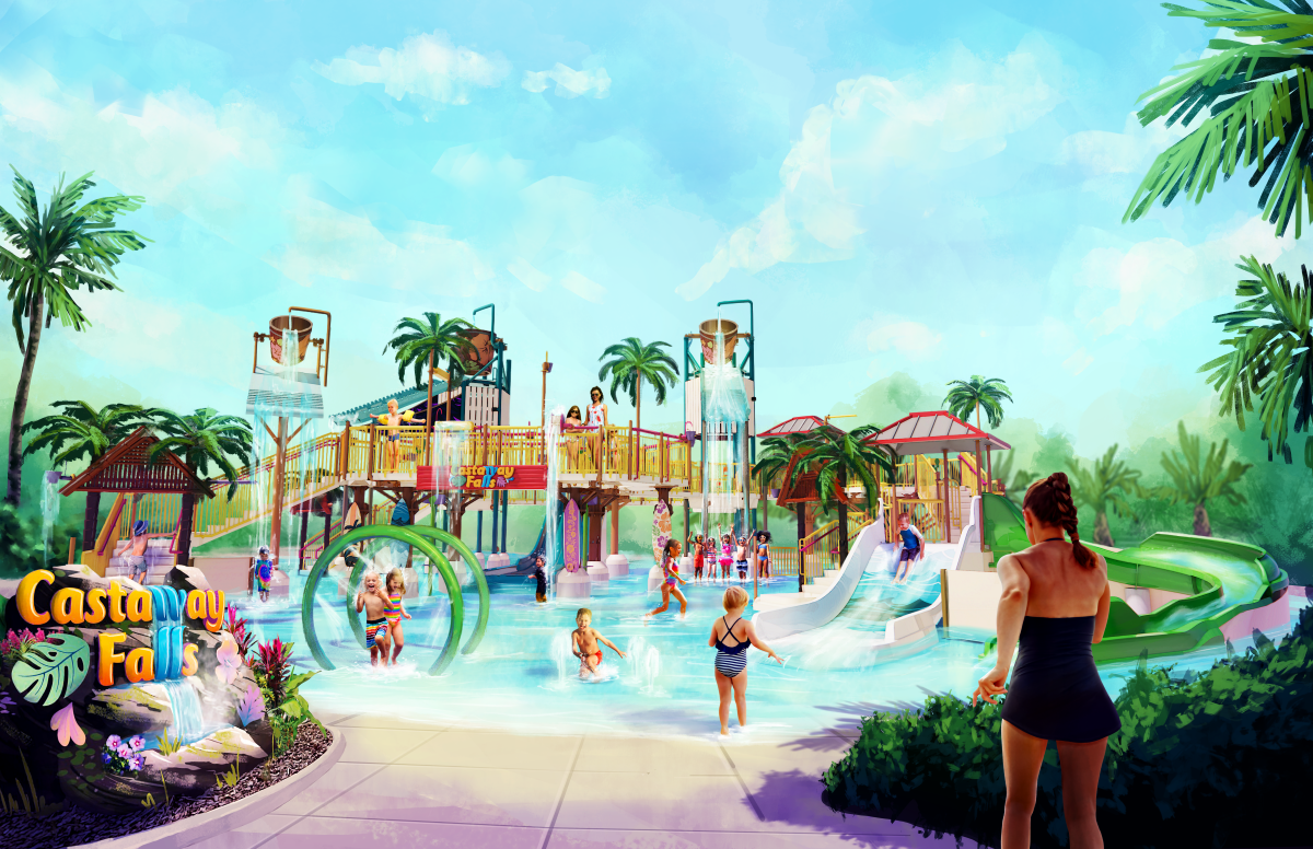 Castaway Falls at Adventure Island is Scheduled to Open Spring 2024