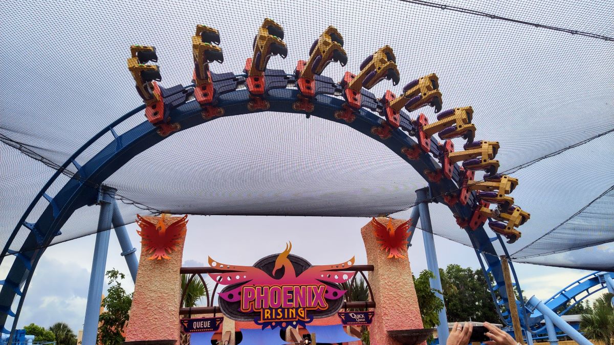 Phoenix Rising, opening July 21, offers suspended coaster fun at Busch Gardens Tampa Bay