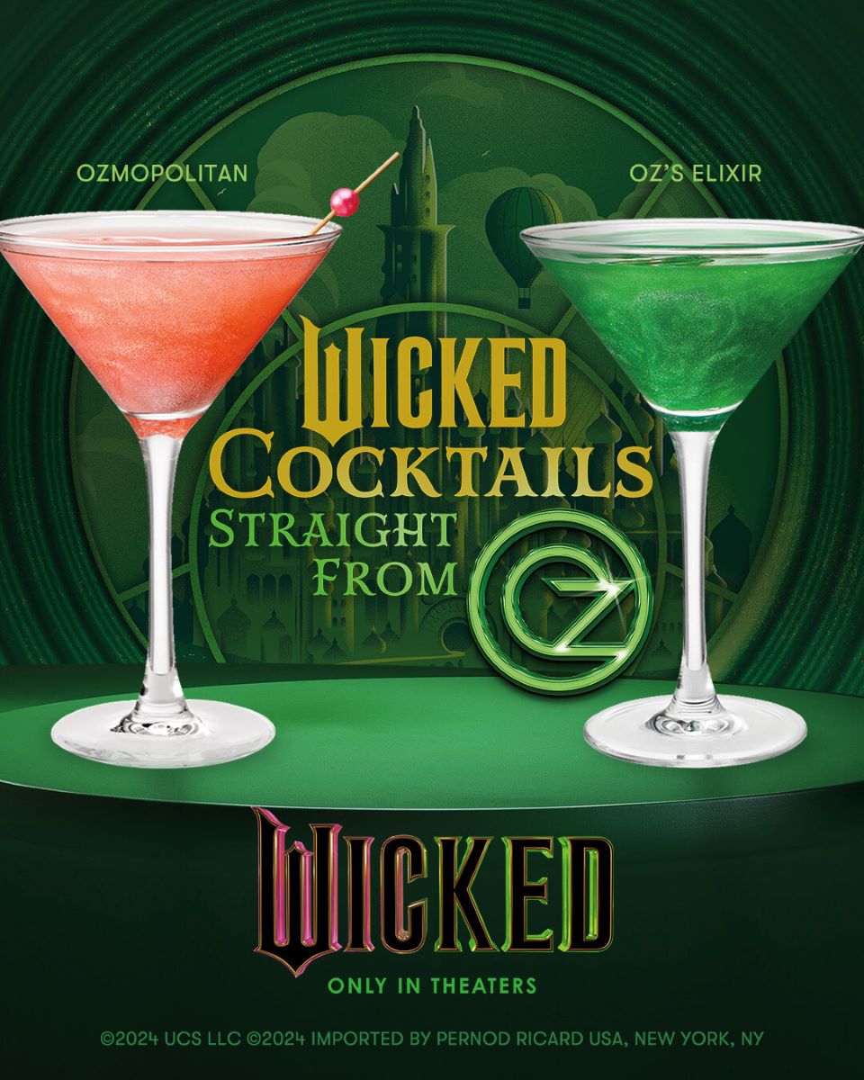 Limited-Time Cocktails at Bonefish Grill for Wicked Movie Fans