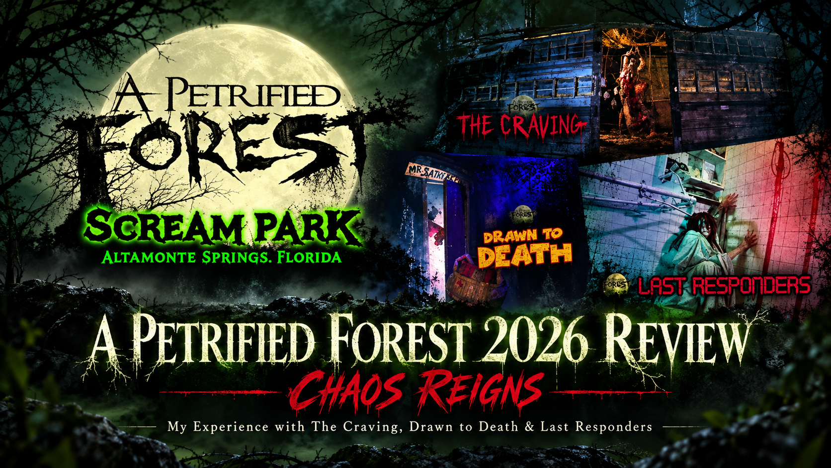 A Petrified Forest 2026 Review: Three Scare Trails, Behind-the-Scenes Access & a Night of Terror
